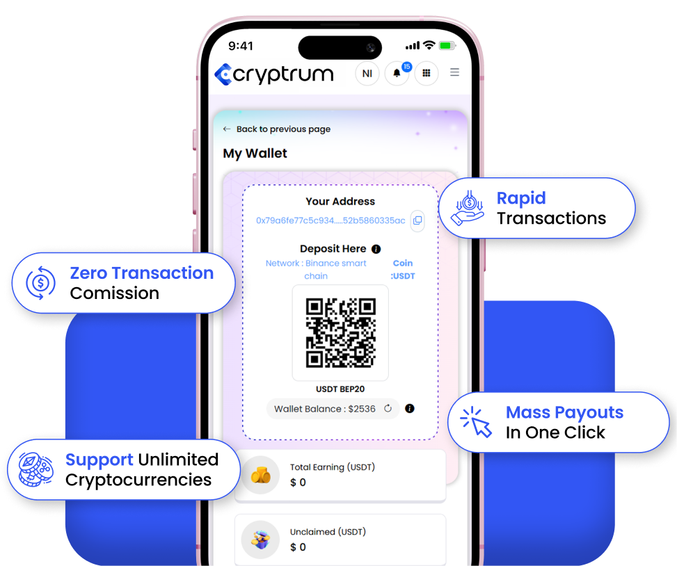 Manage Funds in wallet