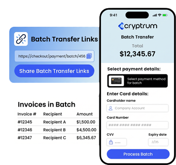 Batch wallet transfers