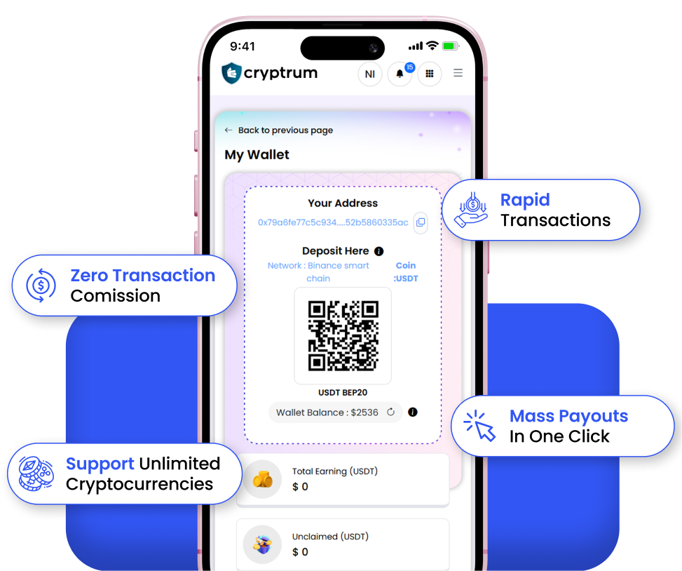 Manage Funds in wallet